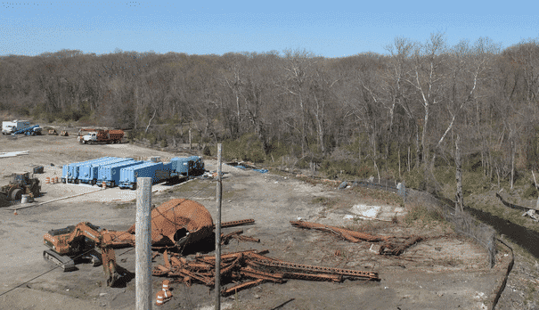 The Warwick water tower, as of about 11 a.m., seen on the RI  DOT website.