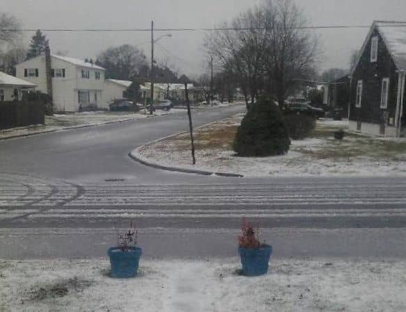 [CREDIT: Tina Suttles] Palace Avenue in Warwick at 8:20 a.m. Dec. 29.