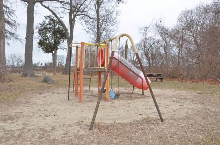 [CREDIT: Jason Major] FoSG hopes to replace aging playground equipment at Salter Grove Park.
