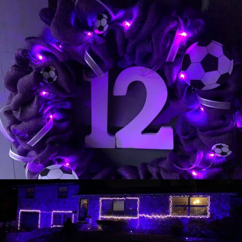 [CREDIT: Harvey Emery] A wreath gifted to the Cirella family by the Emery family, formerly part of a decoration in Gianna Cirella's memory.