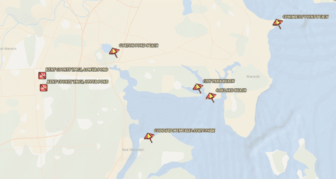 [CREDIT: RIDOH] Kent County YMCA's beaches have been closed due to high bacteria counts.