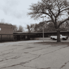 [CREDIT: City of Warwick] Asbestos abatement at Rhodes School begins today, Sept. 24, 2019. The building is planned to be demolished after, before the end of the year. Residents are warned to avoid the property during the next several weeks.