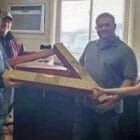 [CREDIT: D'Angelo] D'Angelo Grilled Sandwiches served a party sandwich to plow drivers at the Warwick DPW Dec. 29.