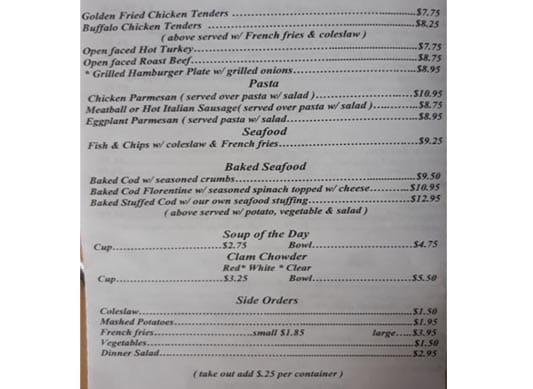 Alices Restaurant Menu 6