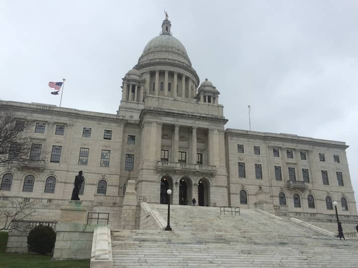 [CREDIT: Rob Borkowski] The RI State House. RIDOH warns COVID-19 masks are a must as spread is likely outside the home. Gov. Raimondo also announced RI will be expanding COVID-19 Tests.