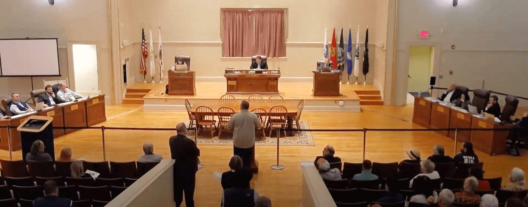 [CREDIT: Warwick City Council Livestream] The Warwick City Council voted unanimously on first passage for a six month solar moratorium in the city Oct. 18, 2021.