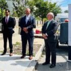 U.S. Senators Jack Reed and Sheldon Whitehouse joined Providence Water and Rhode Island Infrastructure Bank officials Monday, highlighting a $3.3 million earmark for replacing lead pipes.