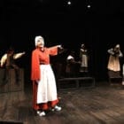 [CREDIT: Mark Turek] The cast of Trinity's "Becky Nurse of Salem," a dark comedy touching on the Salem Witch Trials and the opioid epidemic.
