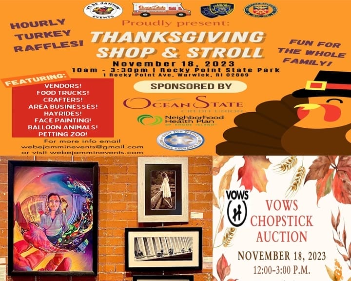 The Thanksgiving Stroll and final days of the RI Open Exhibit top this Warwick Weekend event roundup.