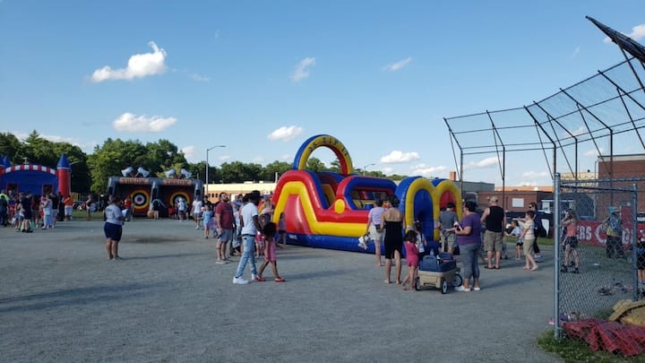 [CREDIT: Mary Carlos] Games and other attractions were part of the fun at CHS during the Summer Festival June 27, 2024.