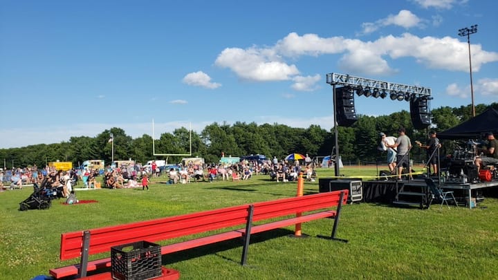 [CREDIT: Mary Carlos] Music was provided by "Those Guys" during the Summer Festival June 27, 2024.