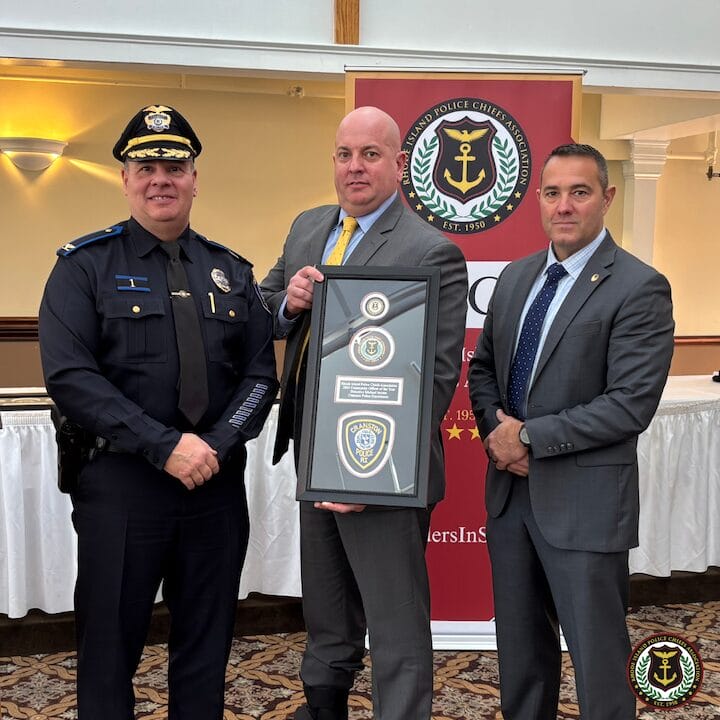 [CREDIT: RIPCA] Community Officer of the Year award recipient Det. Michael Iacone,