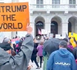 [CREDIT: Jim Taylor] Thousands attended the third 'No Kings' rall June 14 at the State House. Rallies were held in six other locations including Westerly and Middletown.