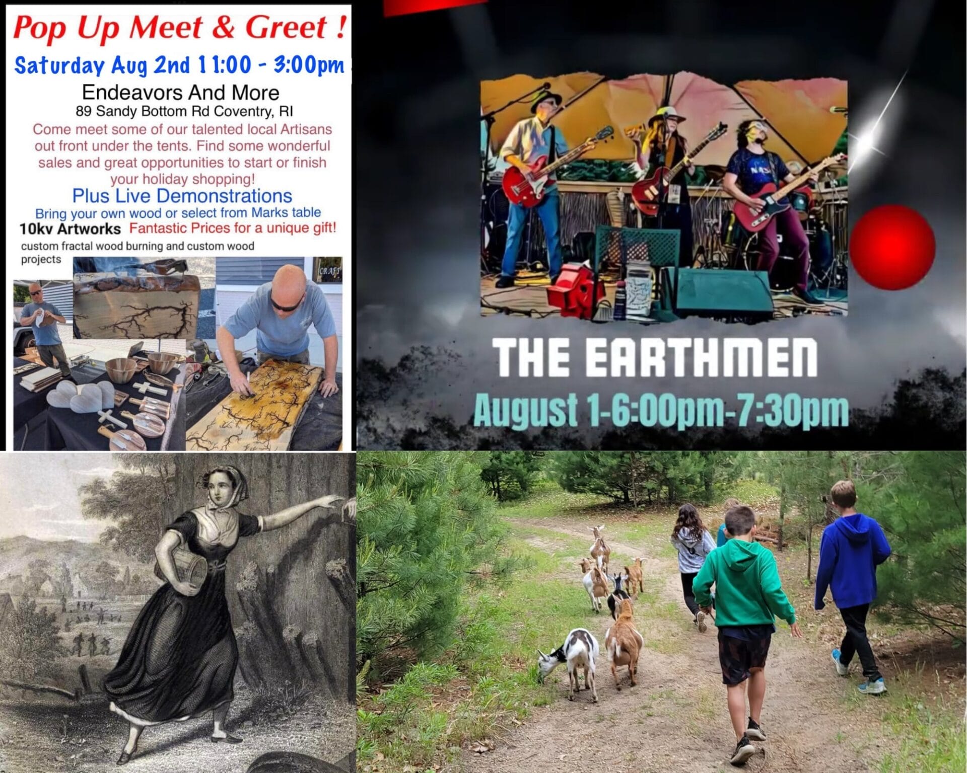 Coventry Community Events Aug. 1: Spies, Music