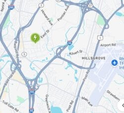 [CREDIT: RI Energy] A July 3 storm knocked out power for many in RI and Warwick. By Monday, only a few areas in the city were still without power.