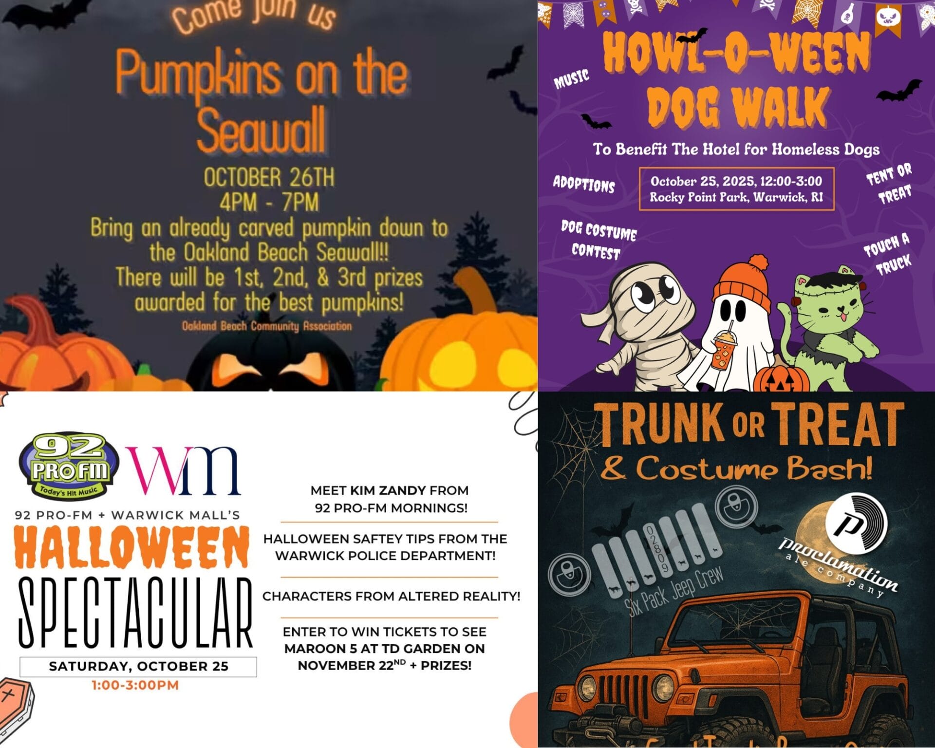 Warwick Weekend Events Oct. 24: Pumpkins, Walk