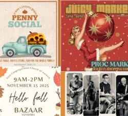 [Credit: WP Composite] This week’s Warwick Weekend Events include the Penny Social, a holiday market at Proclamation Ale, a fall bazaar, and live music.